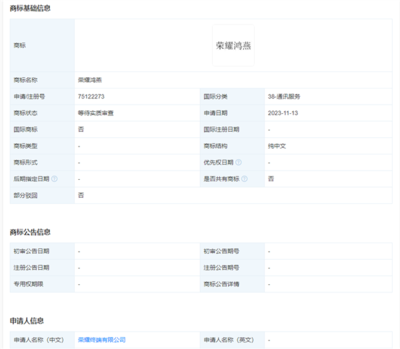 榮耀申請(qǐng)計(jì)算機(jī)及通訊設(shè)備租賃 創(chuàng)新驅(qū)動(dòng)下的戰(zhàn)略布局